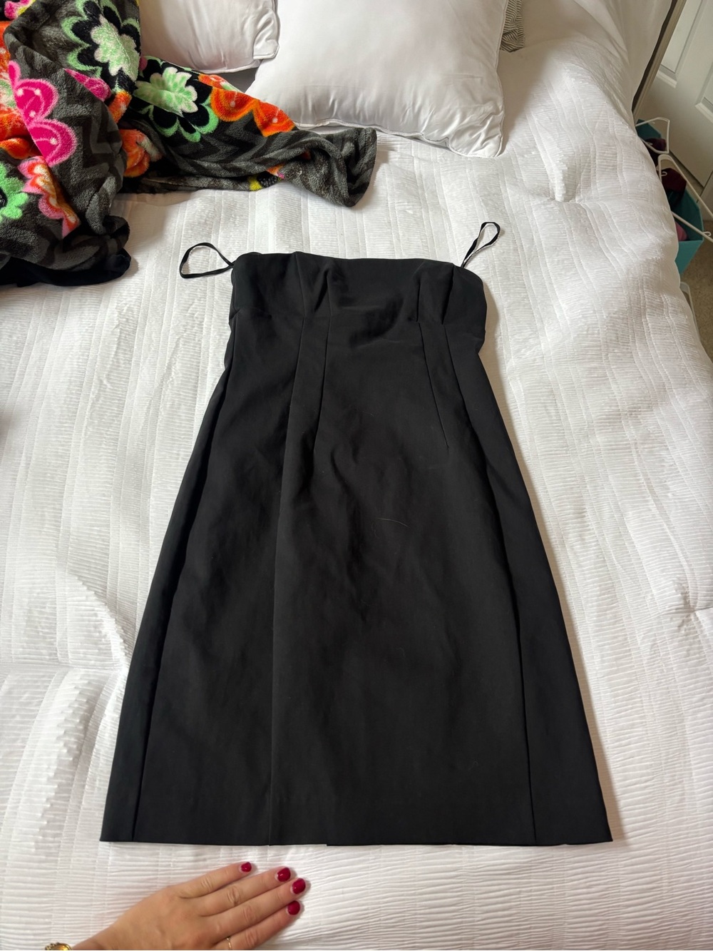 Mini Black Strapless Sheath Dress - Classic Women's Dress